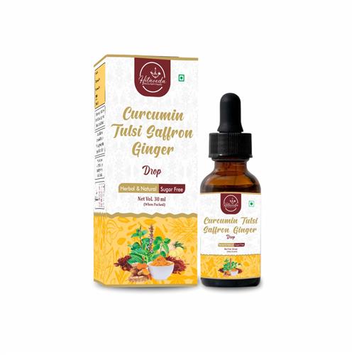 Curcumin Tulsi Saffron Ginger Drop 