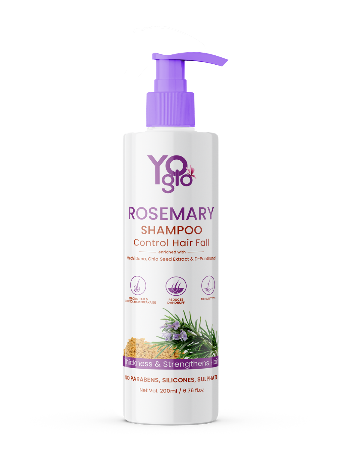Rosemary Shampoo (SLS free)